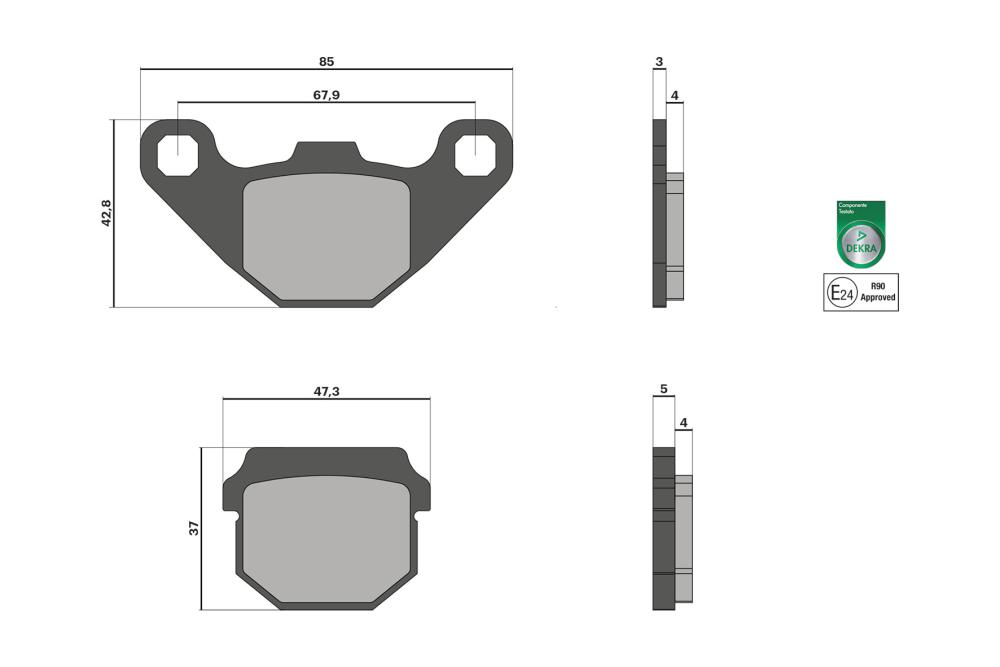 Bromsbelägg Malossi SPORT – Säker prestanda för vardag & sport