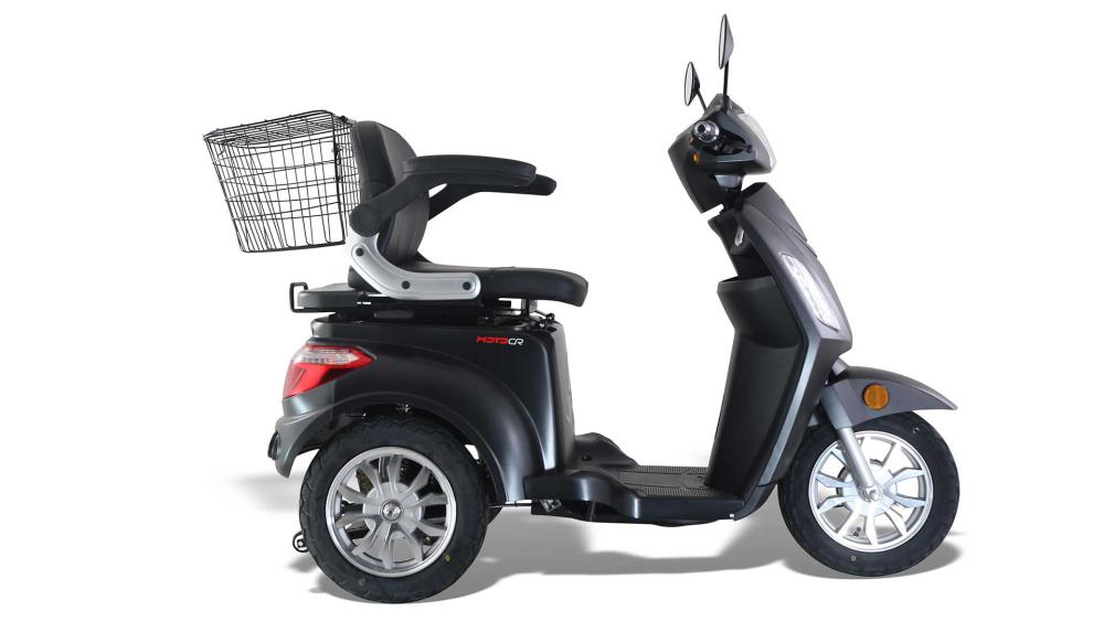 Promenadscooter MOTOCR e-Life Matt Grå 25 km/h