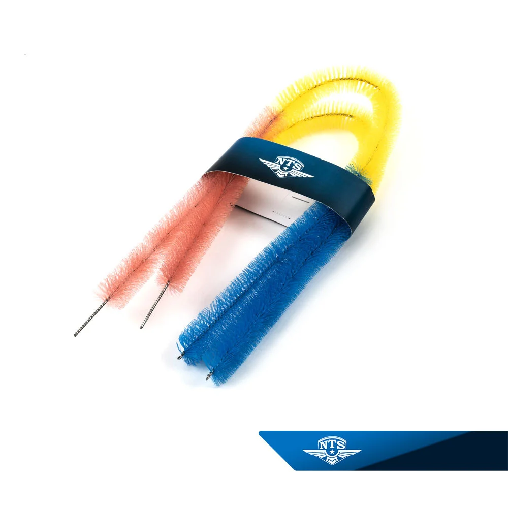 Navborste Made by NTS 540 mm 2 pack Blå/Gul/Röd