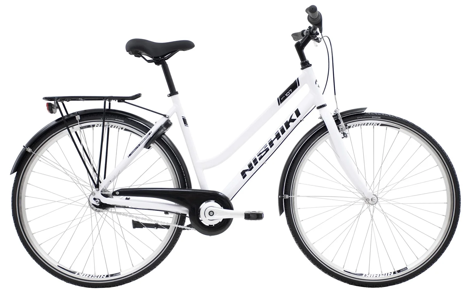 Nishiki City 107 Dam 7vxl Snövit 20