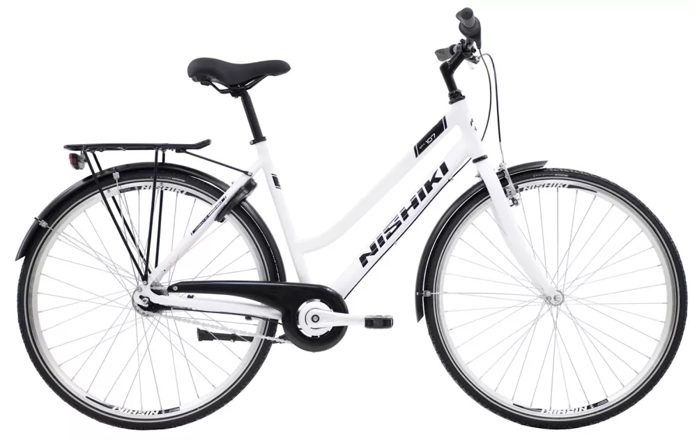 Nishiki City 107 Dam 7vxl Snövit 20