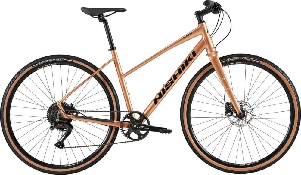 Gravelhybrid Nishiki Haze Dam 10-vxl 50 cm Råguld