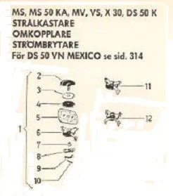 Omkopplare, strömbrytare
