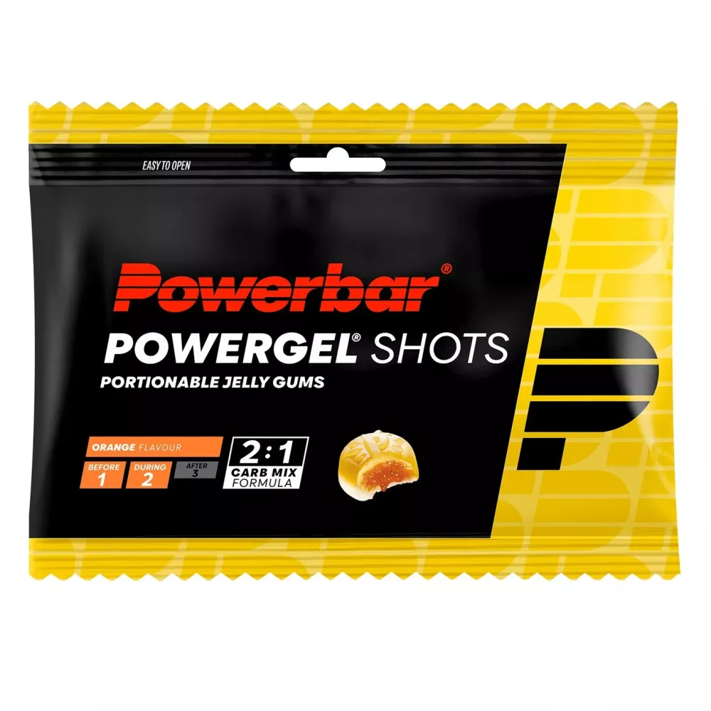 PowerBar PowerGel Shots Orange vingummi