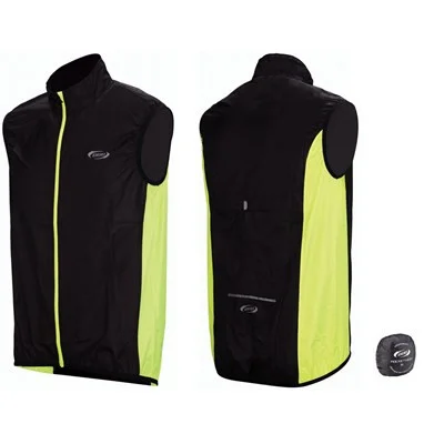 Regnväst PocketVest Neon gul Storlek XL
