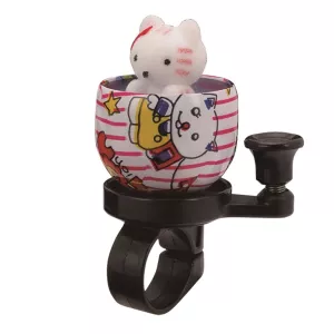 Ringklocka 22.2 - 25.4 mm Katt Rosa