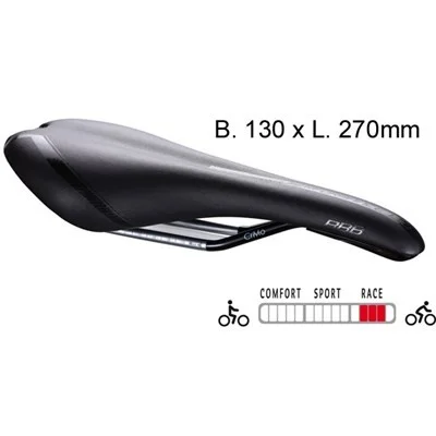 Sadel Razer svart 130mm