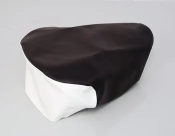 Sadelöverdrag svart/vit Crescent 2000