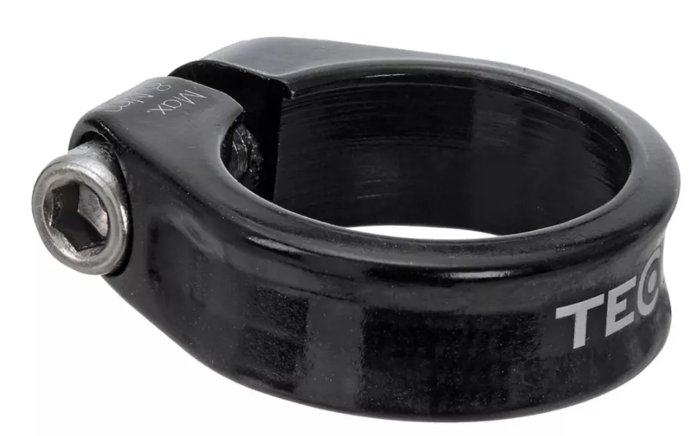 Sadelrörsklamma  , vikt: 35 g, Svart, 31.8mm