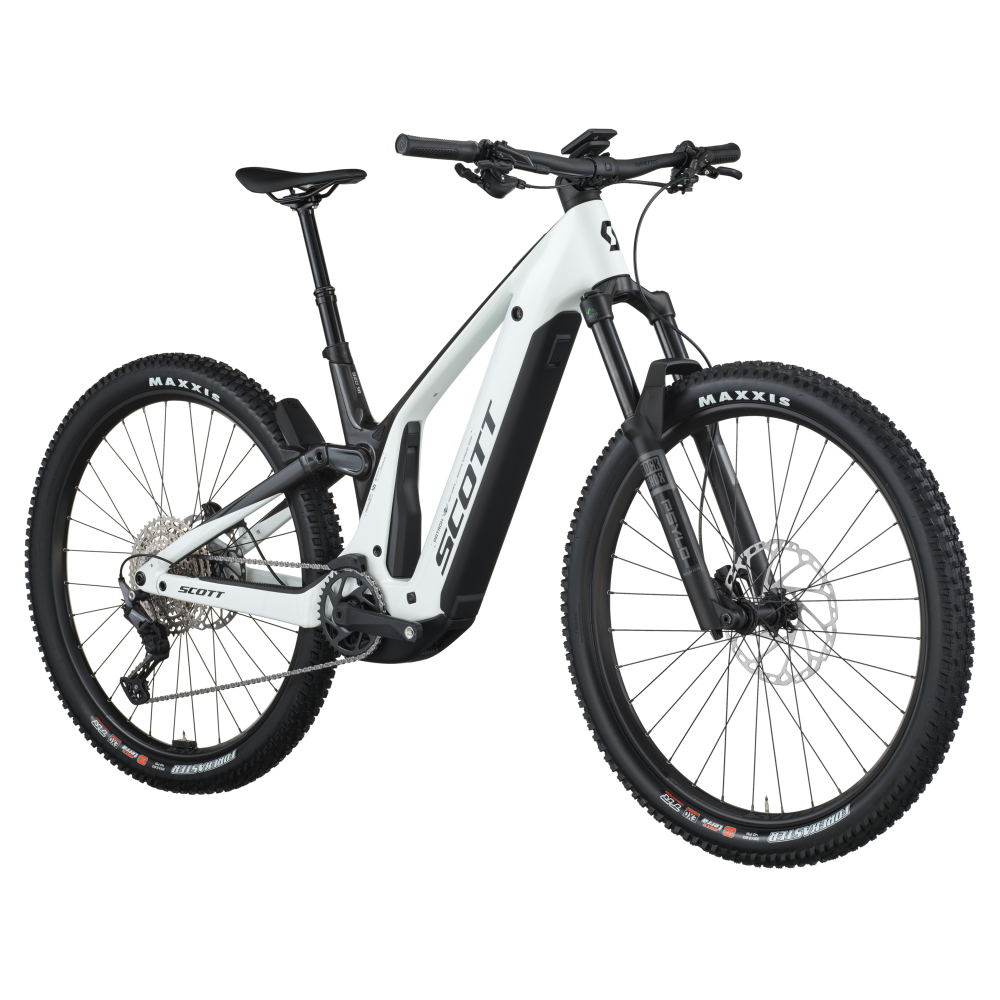 El-MTB Scott Patron 920 Carbon Black/Pastel White