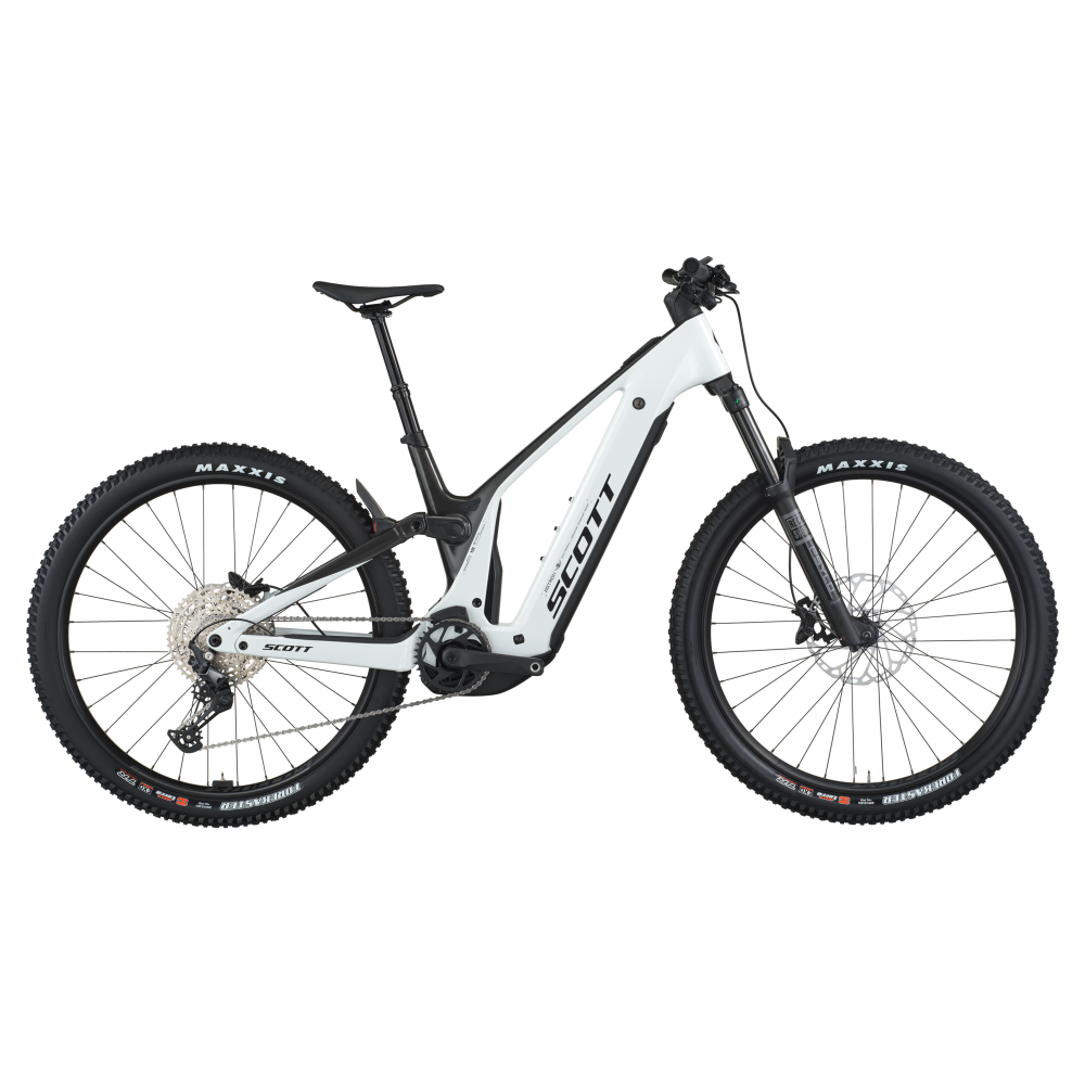 El-MTB Scott Patron 920 Carbon Black/Pastel White