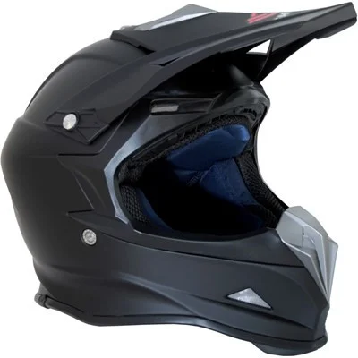 Shiro MX-307 Mopedhjälm Mattsvart