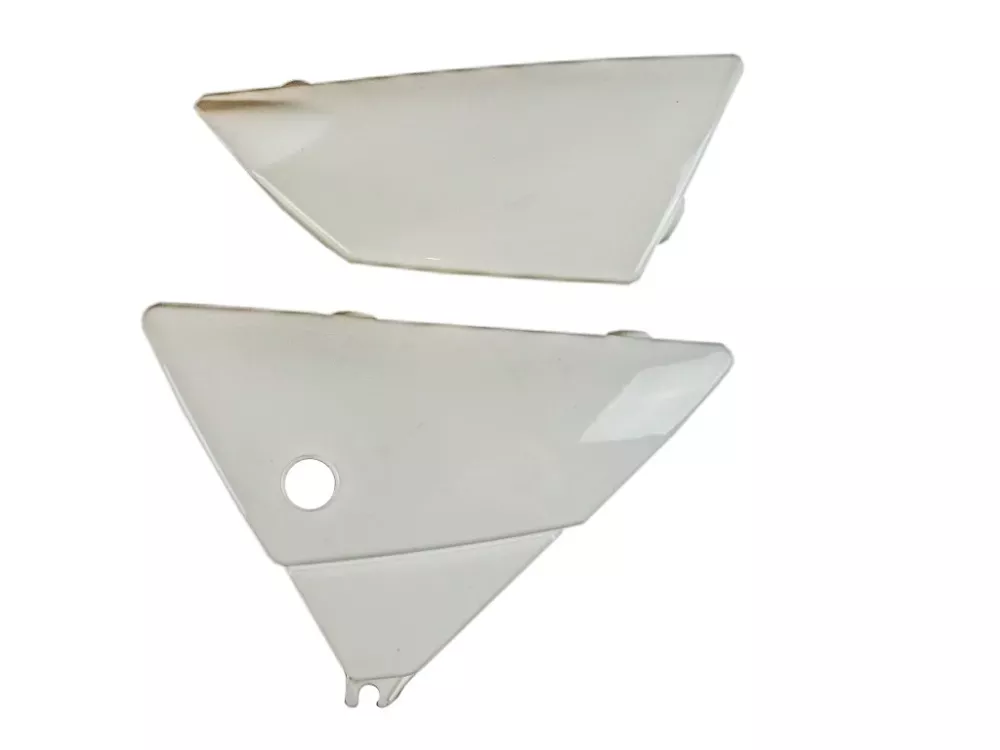 Sidokåpssats Yamaha DT50MX vita