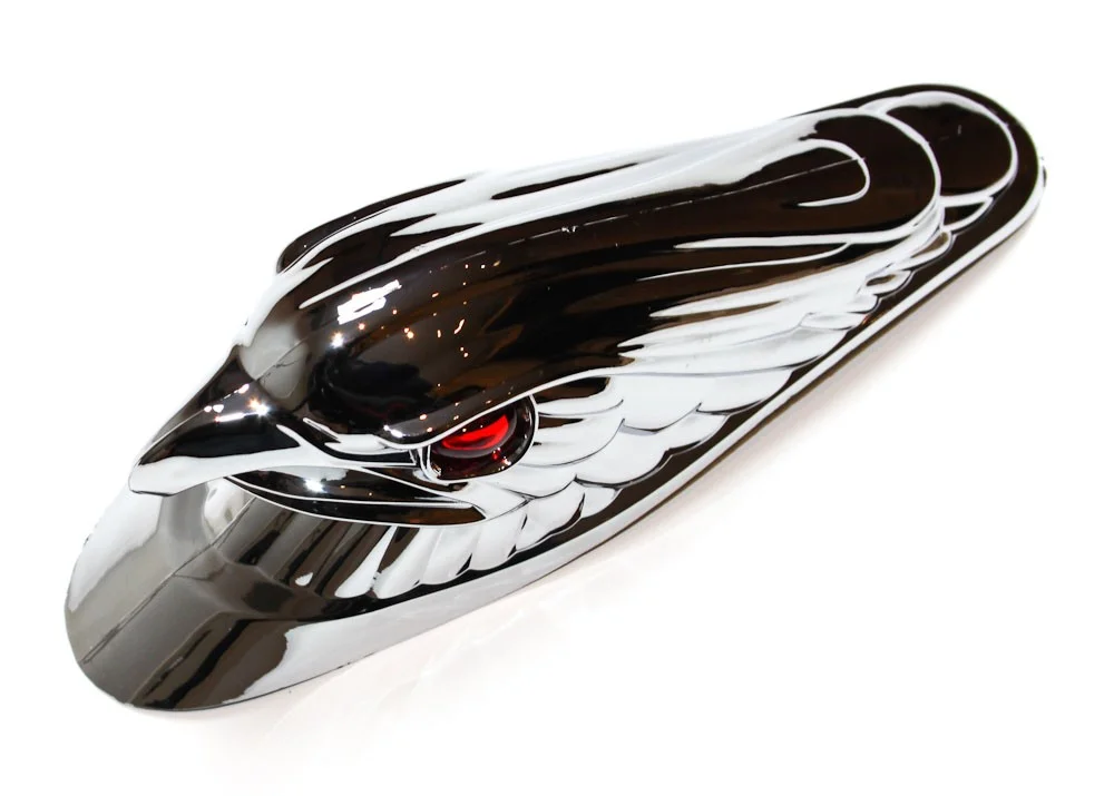 Skärmkråka skärmprydnad rödöga