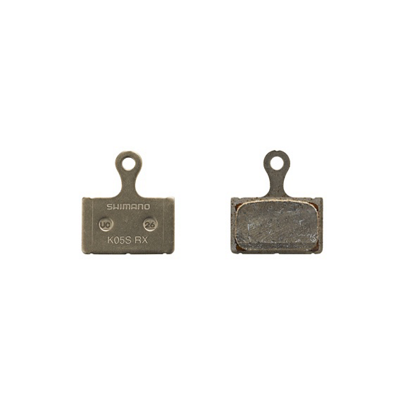 Skivbromsbelägg Shimano BP-K05S-RX Resin Utan Fläns 1 Par
