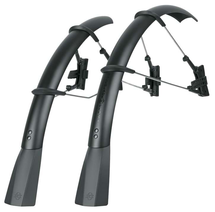 Skärmset SKS Raceblade Pro XL 700C 25-32 mm inkl. stag Mattsvart