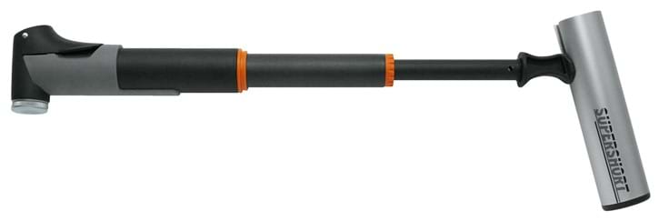 Minipump SKS Supershort T-handtag Silver/grå
