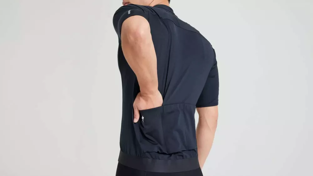 Cykeltröja Specialized Road Jersey Kortärmad Herr M Svart