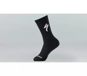 Cykelstrumpor Specialized Soft Air Road Tall Sock Black/White (M)