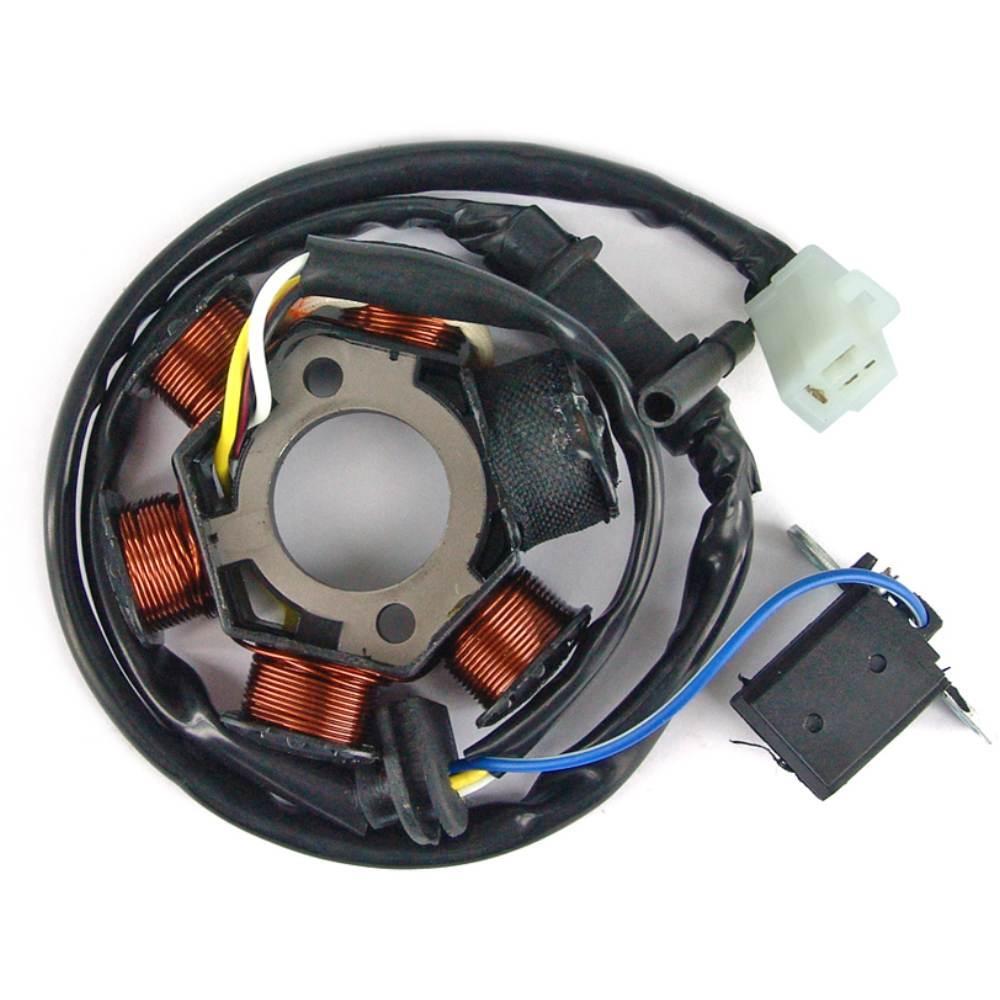 Tändplatta / Stator 6-polig – Peugeot & PGO 50 2T