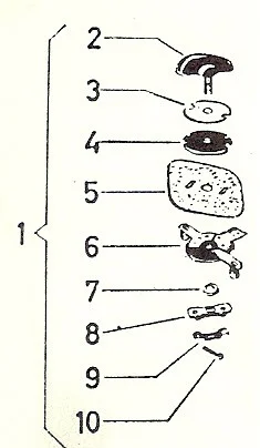 Strömbrytare komplett.