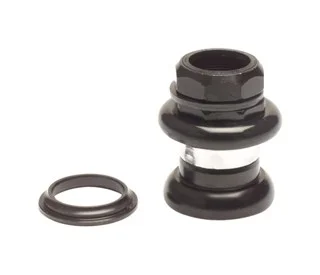 Styrlager 1"  Stål svart