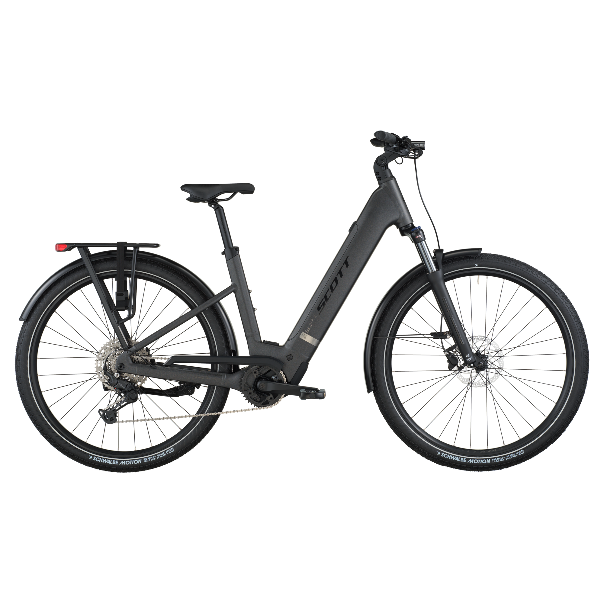 Elcykel Scott Sub Sport 10 Wave Midnight Grey
