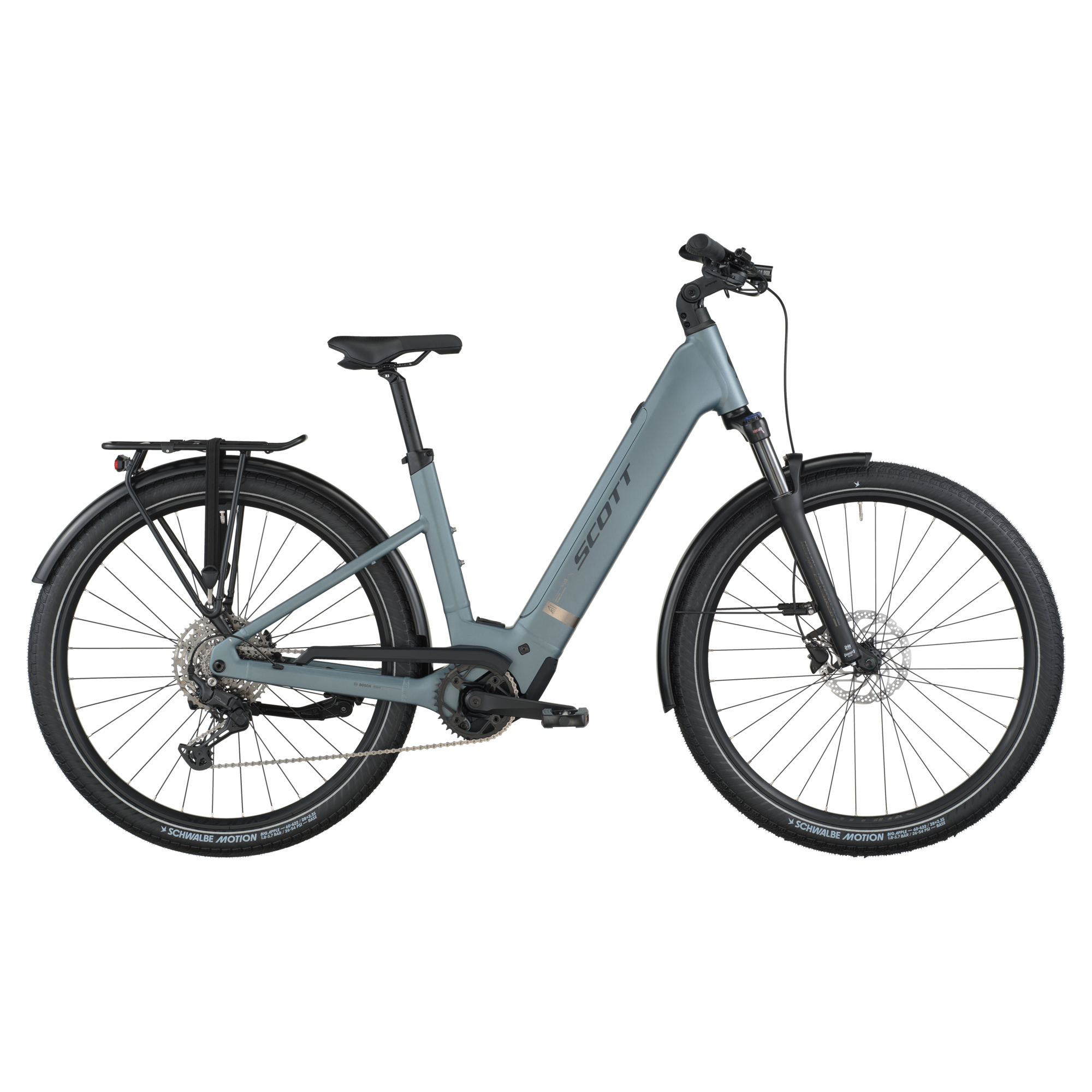 Elcykel Scott Sub Sport 20 Wave Hematite Blue