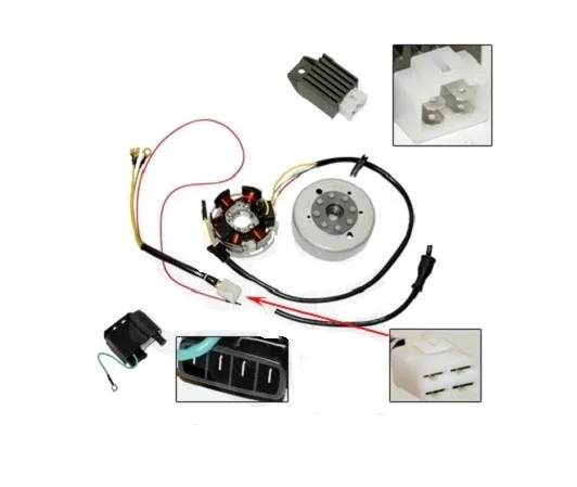 Tändsystem Kreidler/Zundapp/Sachs Elextronic 6V 85W Kokusan