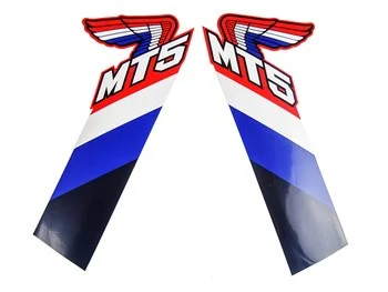Tankdekaler Honda MT5 1987-1987 vit/blå svart