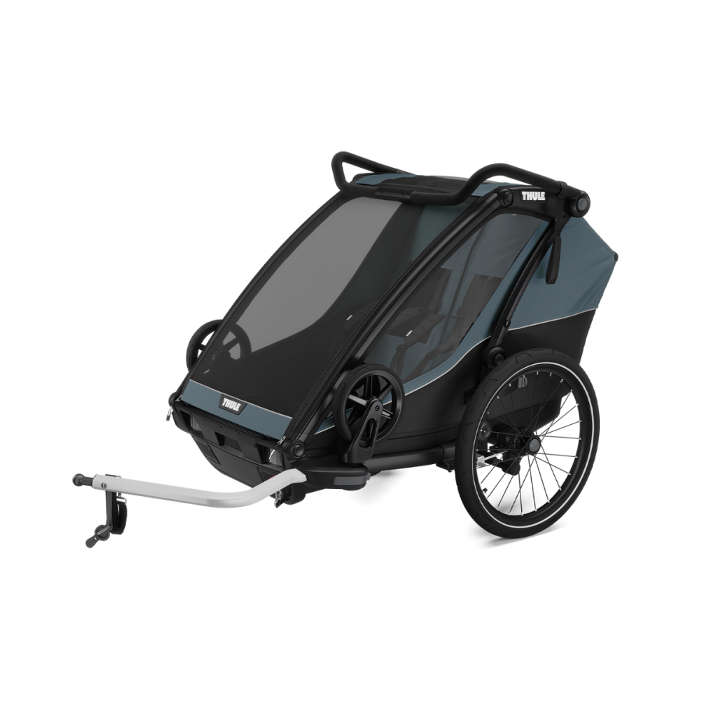 Thule Chariot Cab 2-sits multisport cykelvagn Dark Slate