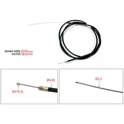 Universalkabel 2 m Svart