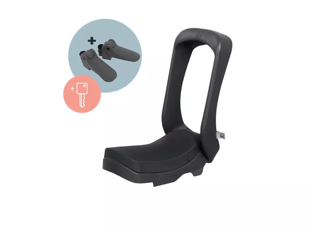 Barnsits Urban Iki Svart 5-10 år (max 35 kg)