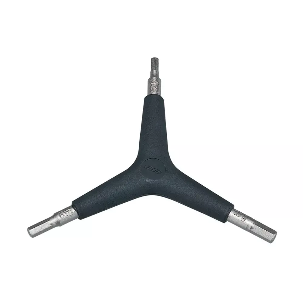 BBB ThreeStar insexnyckel 2 / 2.5 / 3 mm – kompakt multiverktyg