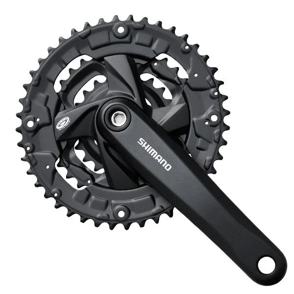 Shimano Altus FC-M371, 9-vxl Trippel, 175mm 44/32/22T, fyrkant