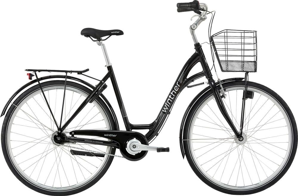 Winther Shopping 7-växlad Damcykel 28” Svart 2026