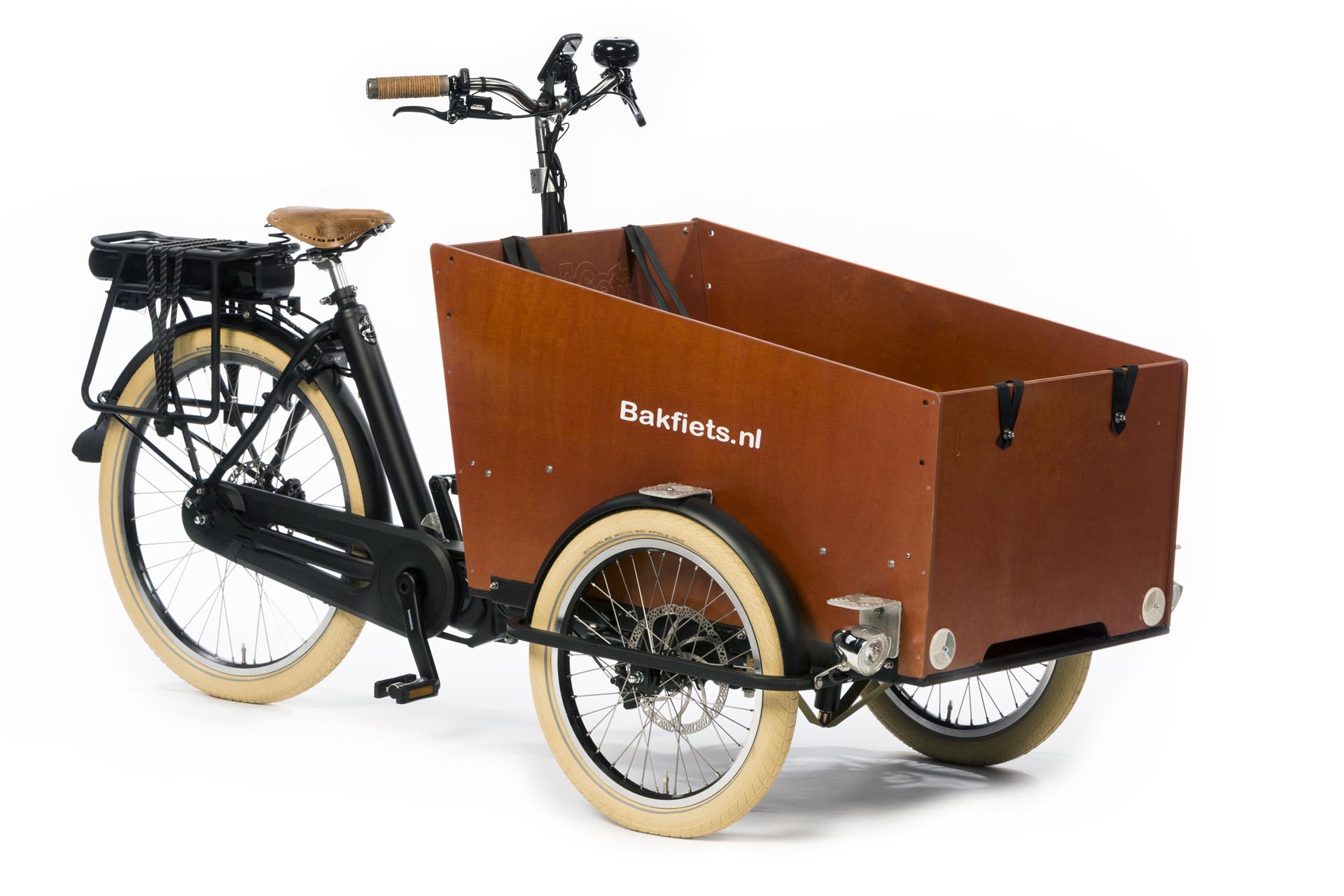 Bakfiets.nl Cargobike Cruiser Bred – El-lådcykel