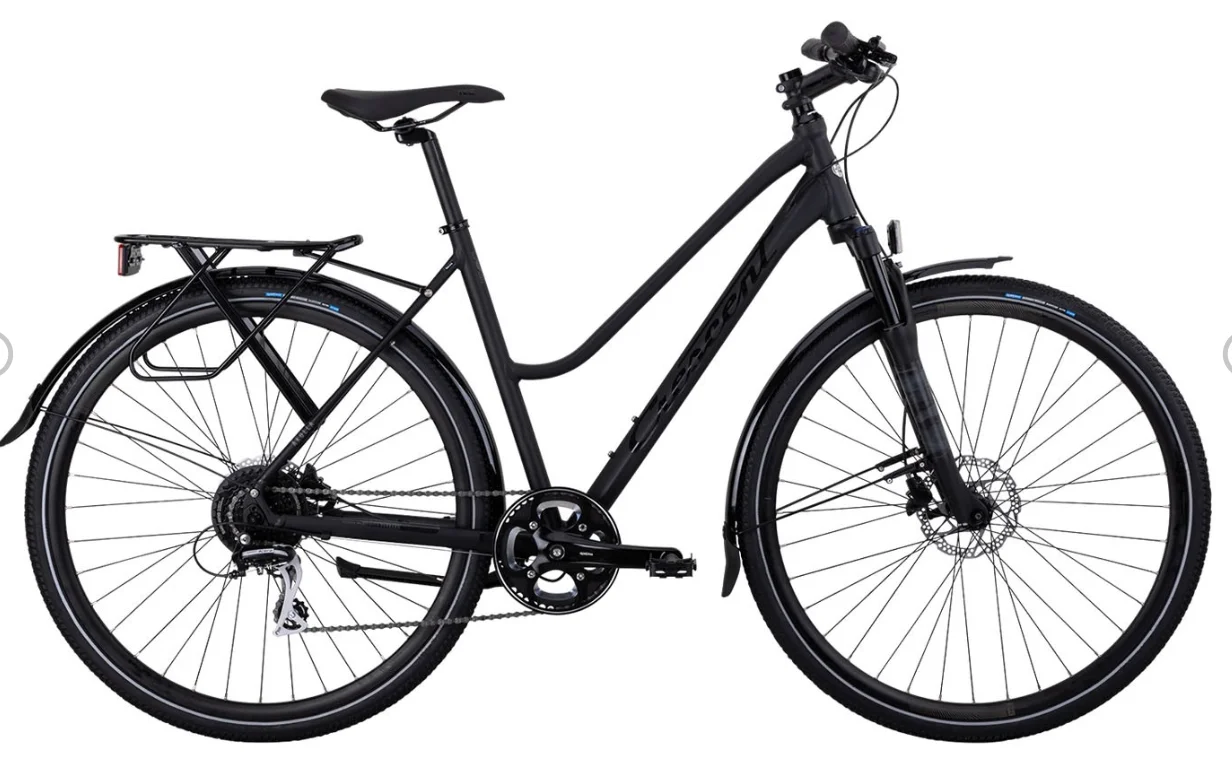 Crescent Åkulla Hybrid 8-växlad 55cm Svart 28tum