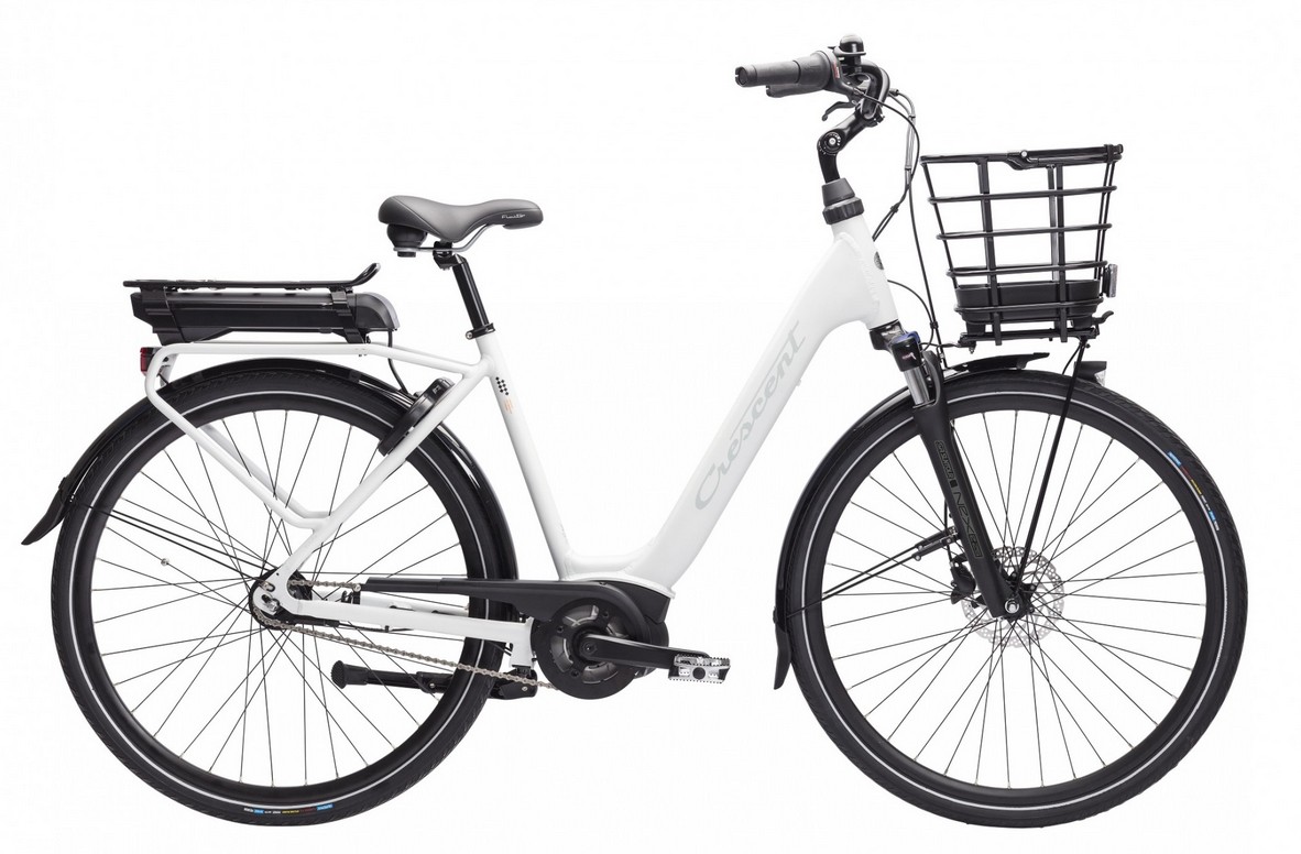 Crescent Elvira Elcykel 7-växlad Vit Bosch centermotor