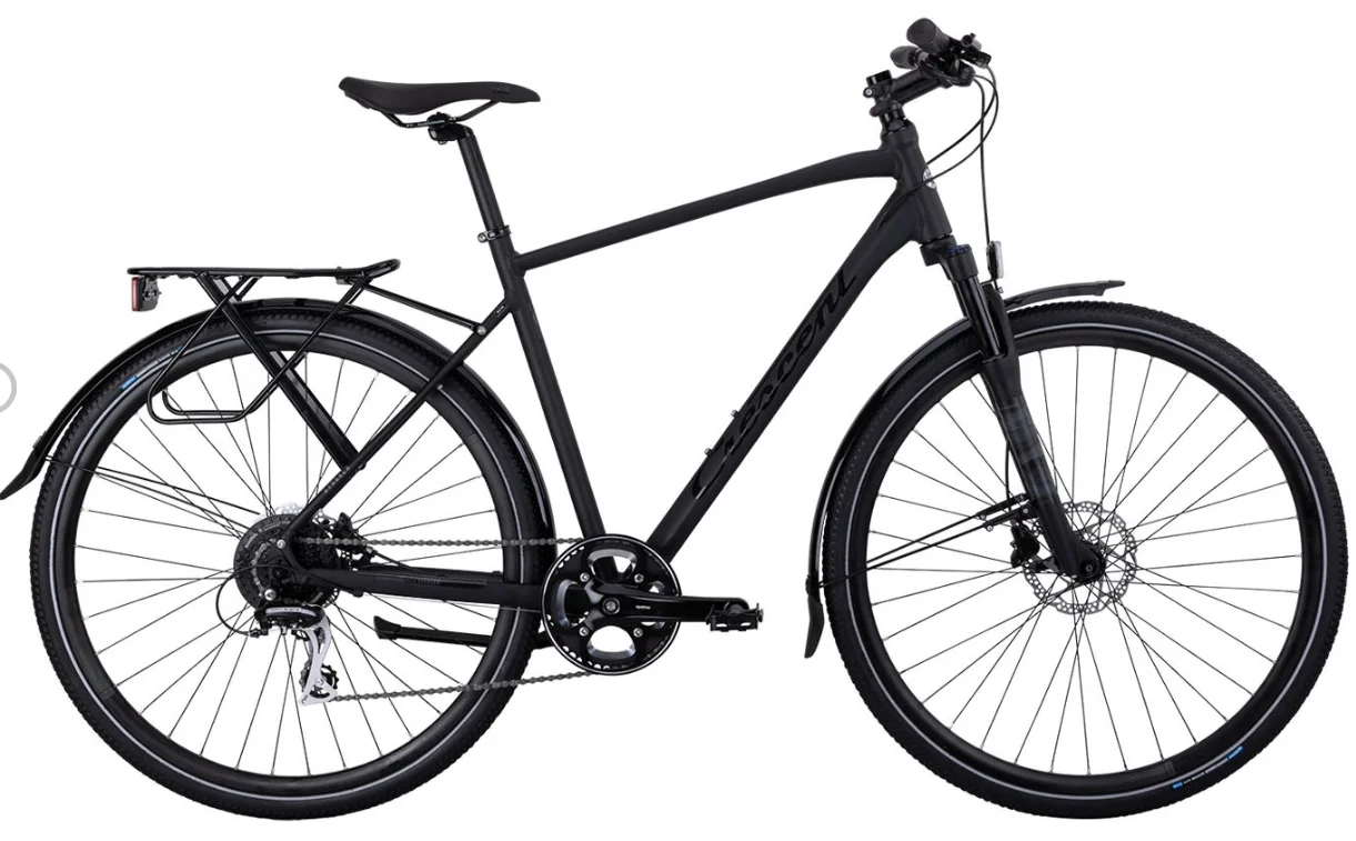 Crescent Starren Hybrid 8-växlad 53cm Svart Hydraulisk skivbroms 28tum