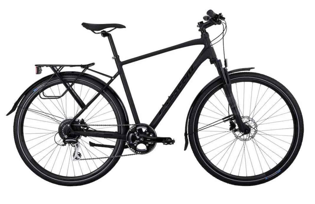 Crescent Starren Hybrid 8-växlad 58 cm Svart Hydraulisk skivbroms 28tum