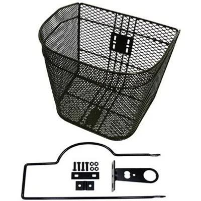 Cykelkorg fram svart mått: 34.5 x 25 x 26 cm