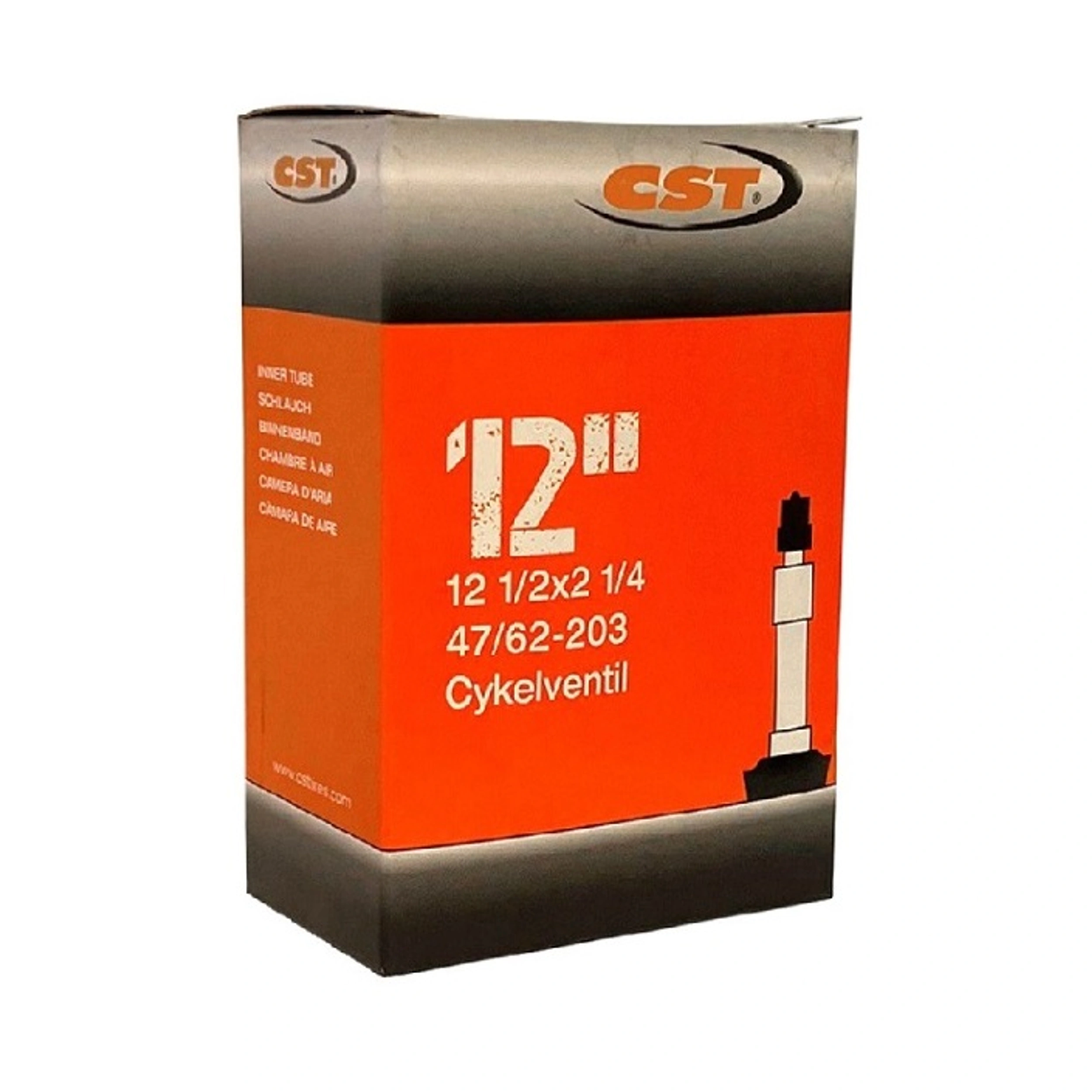 CST Slang 12". 12x1/2x2 1/4, 62-203 Dunlopventil