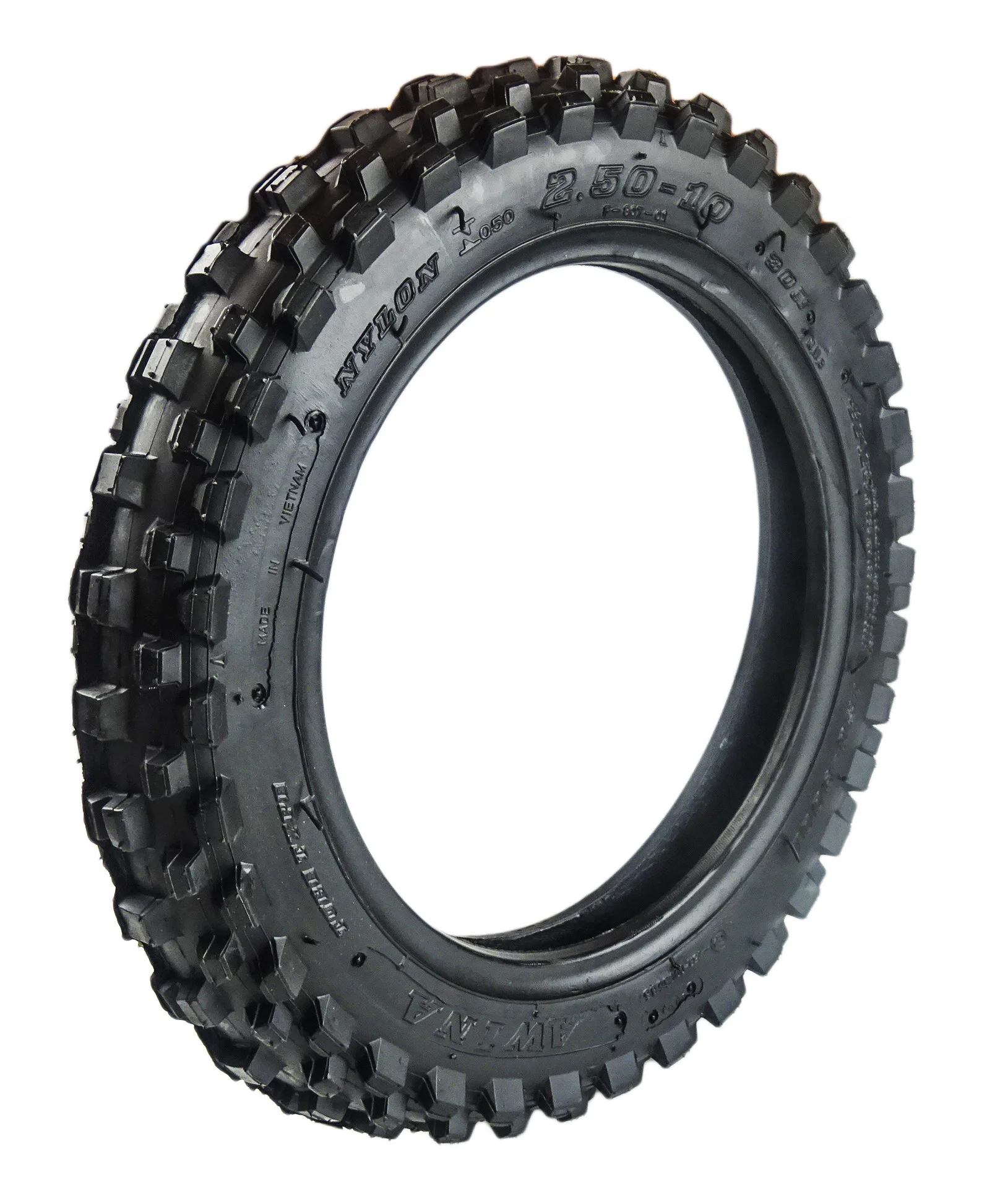 Mopeddäck 10x2.50 tt Cross