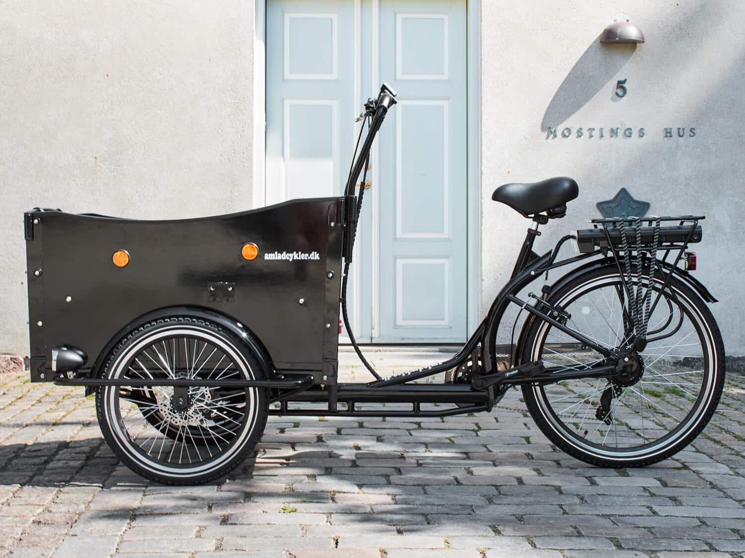 El-lådcykel Deluxe – El-lådcykel för 4 barn