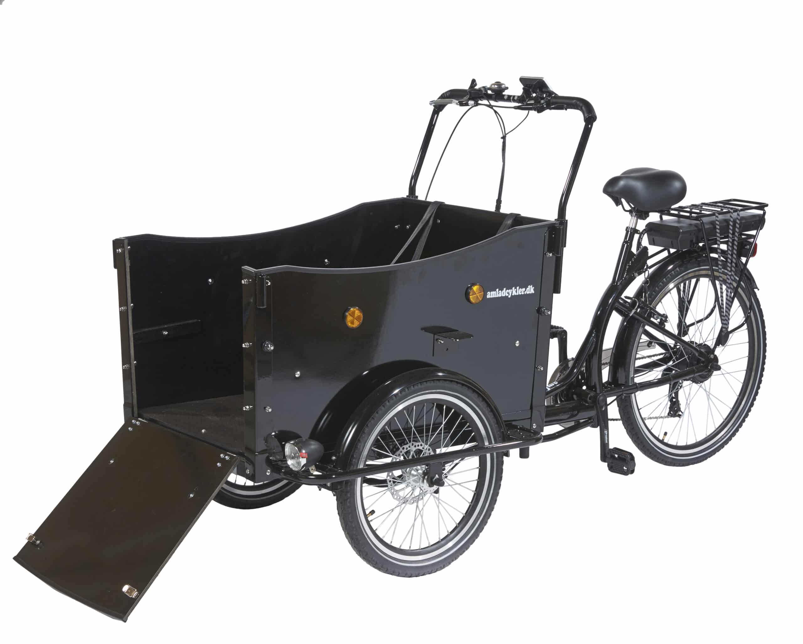 El-lådcykel Dog – Lådcykel med öppningsbar front