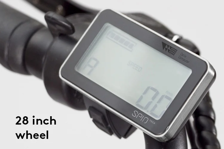 Display Ecoride Spintech WH527 700C black 6pins