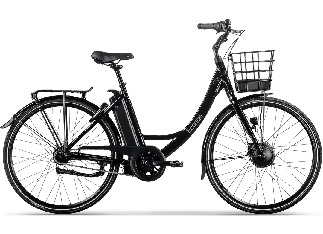 Ecoride Ambassador Frontmotor 7 växlad 28 tum Svart