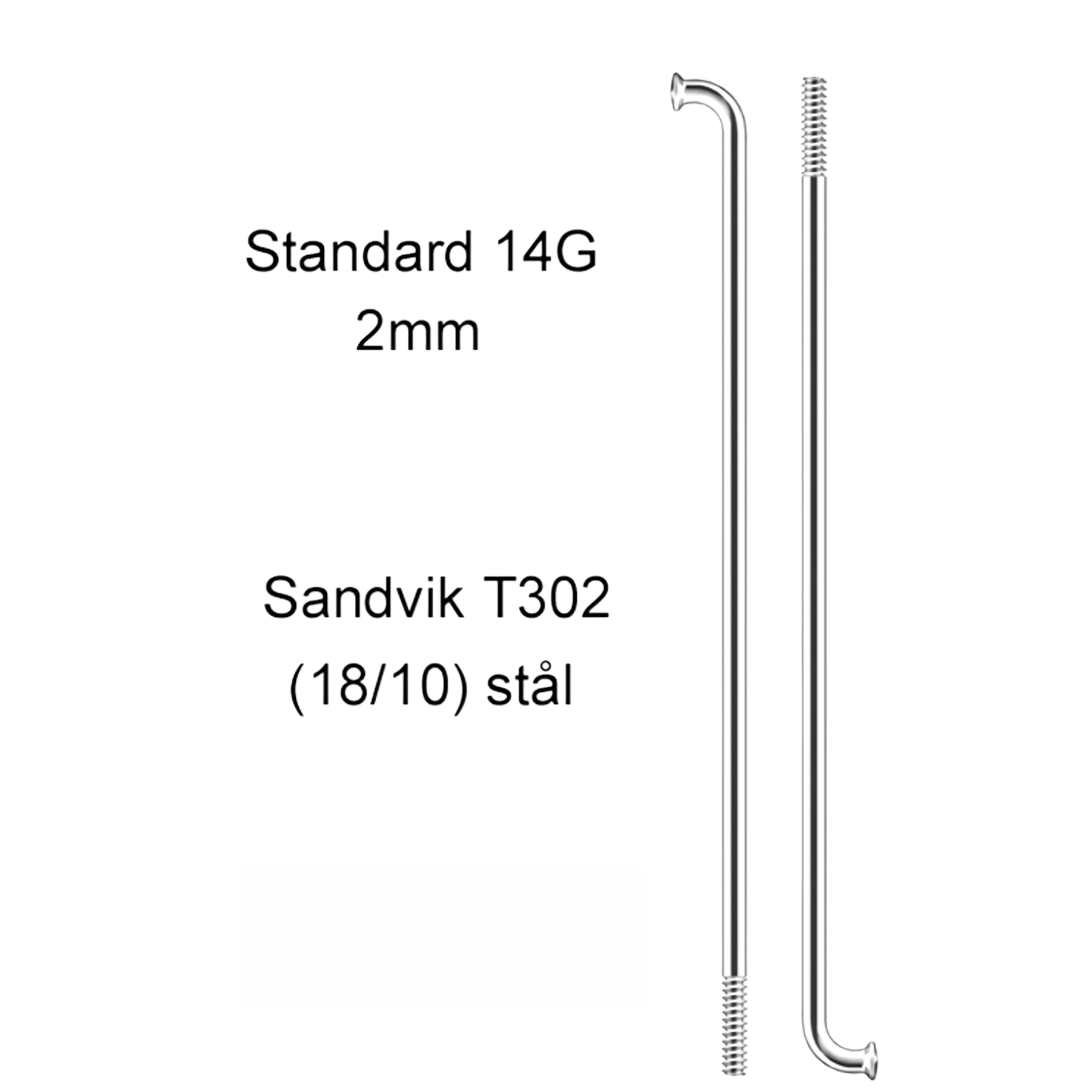 Eker 2 mm L.278 mm STD 14G
