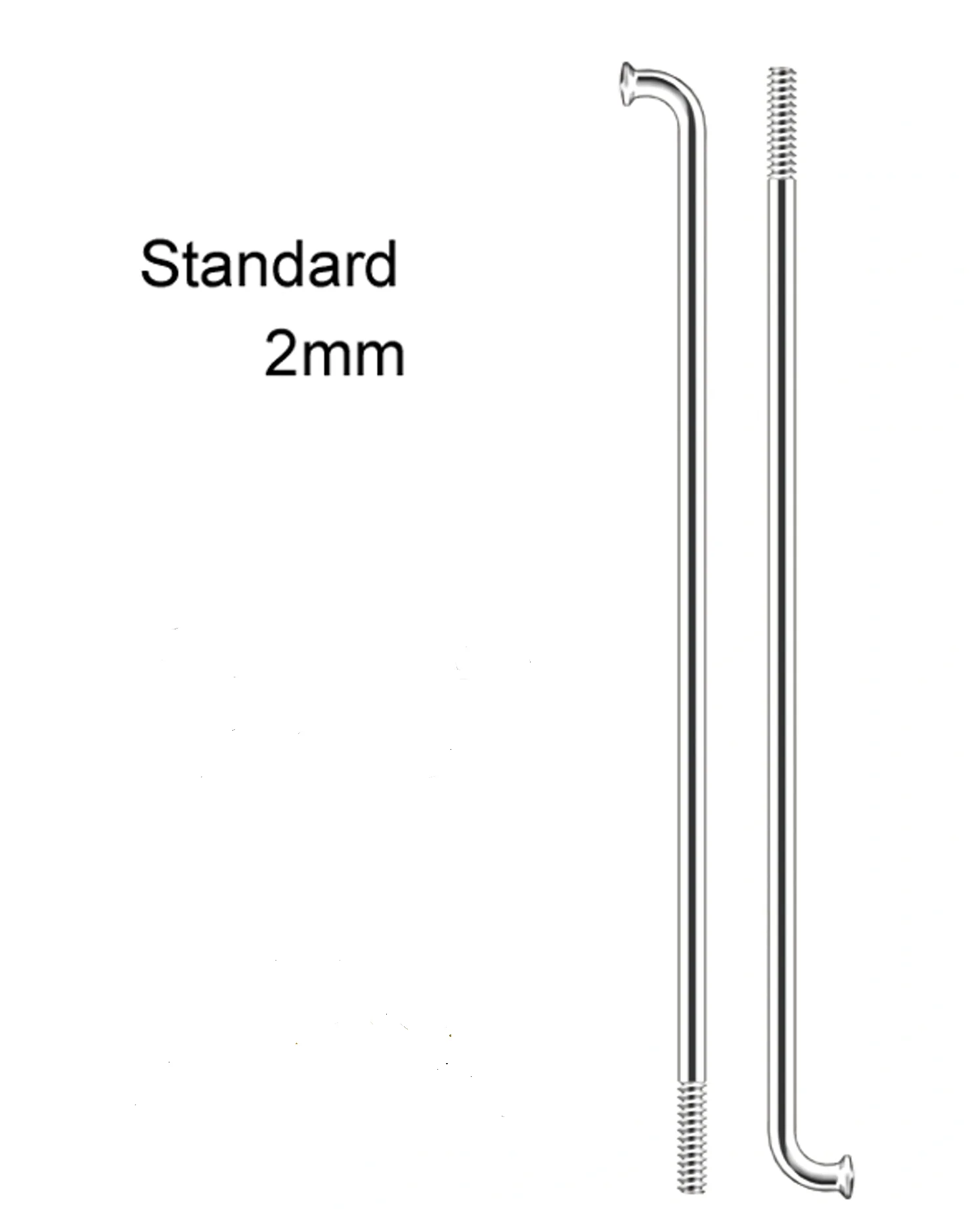 Eker Silver 2 mm Längd 182 mm